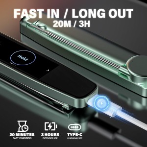 0.5s Instant Read Smart Meat Thermometer Digital, 3.8″ HD Touchscreen with Temp-OS, Professional Kitchen Food Thermometer for Cooking, Grill, BBQ | ±0.5°F, −58–572°F, IP68, USB-C Rechargeable