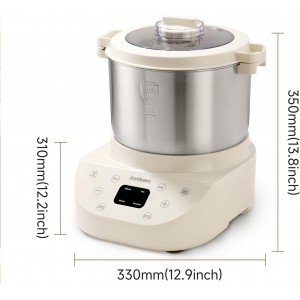 Joydeem Electric Dough Maker, 9.5Qt with Winter & Summer Fermentation, Dual Functions (MIX for Dough/Kneading, BLEND for Filling) - Ideal for Bread, Pizza, Roti, Dumplings, Sourdough, HMJ-A901