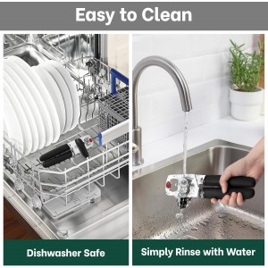 Beneno Can Opener, Heavy Duty Manual Can Opener with Magnet Lid Lifter & Bottle Opener, Hand Can Opener Manual with Ergonomic Soft Grip, Easy Turn Knob for Arthritis & Weak Hands, Easy to Use, Black