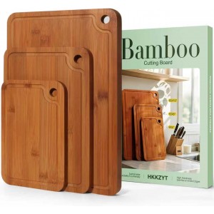 Bamboo Cutting Boards for Kitchen Set of...