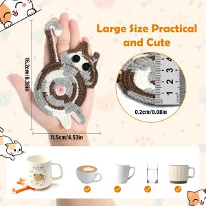 Coasters Set of 4,Stocking Stuffers for Women,Cute Coffee Coaster for Home Decor for Kinds Cups,Teen Girl Gifts Trendy Stuff,Birthday Gifts for Women,Mom,Her,Friends,Coworkers, Wife, Daughter, Sister