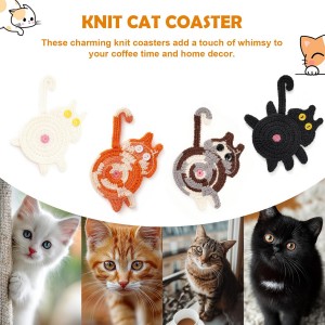 Coasters Set of 4,Stocking Stuffers for Women,Cute Coffee Coaster for Home Decor for Kinds Cups,Teen Girl Gifts Trendy Stuff,Birthday Gifts for Women,Mom,Her,Friends,Coworkers, Wife, Daughter, Sister