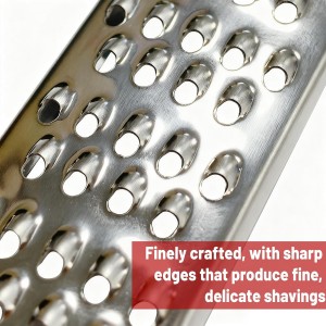 Lemon Zester,Zester Grater for Cheese Chocolate Fruits,304 Stainless Steel 12.5inch