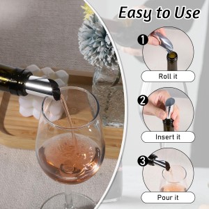 50pcs Wine Foil Pourer Disk Silver Pourer Liquor Stopping Pour Spouts Drip -free Wine Pourers for Wines Bottles Reusable Spout Disks Aluminum Wines Whisky Pourers for Beverage Beer Liquid Dispenser