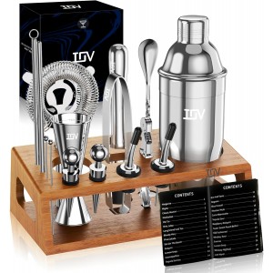IOV Cocktail Shaker Set Bartender Kit wi...