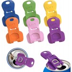 6PCS Colorful Can Tab Openers & Leak-Proof Drink Covers – One-Hand Soda Can Opener and Reusable Protector Caps for Coke, Beer, Soda, and Aluminum Cans