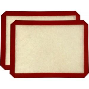 Silicone Baking Mat, 2 Pack Reusable Bak...