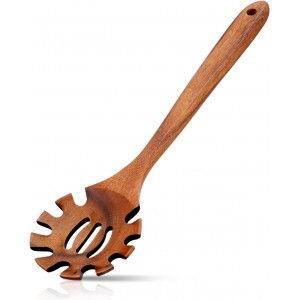 Spaghetti Spoon Wooden Pasta Spoon with ...