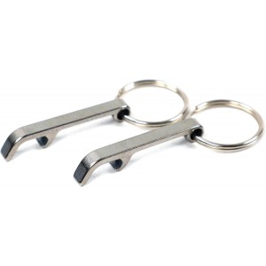 Titanium Keychain Beer Bottle Opener Keychain 2Pcs