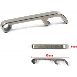 Titanium Keychain Beer Bottle Opener Keychain 2Pcs