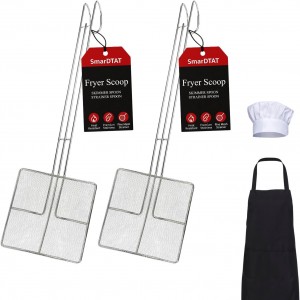 2PCS - Kitchen Spider Fryer Scoop Fry Sk...