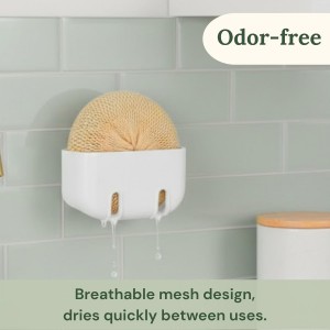 Dish Scrubber for Dishes – Breezi Mesh Dish Cloth, 3-Pack, Non-Scratch, Multi-Purpose, Fast-Drying, Odor-Free, Scrubbies for Dishes. Kitchen Sponges, Sponges Kitchen, Dish Sponge Alternative