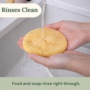 Dish Scrubber for Dishes – Breezi Mesh Dish Cloth, 3-Pack, Non-Scratch, Multi-Purpose, Fast-Drying, Odor-Free, Scrubbies for Dishes. Kitchen Sponges, Sponges Kitchen, Dish Sponge Alternative