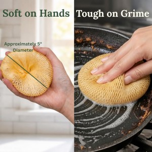 Dish Scrubber for Dishes – Breezi Mesh Dish Cloth, 3-Pack, Non-Scratch, Multi-Purpose, Fast-Drying, Odor-Free, Scrubbies for Dishes. Kitchen Sponges, Sponges Kitchen, Dish Sponge Alternative