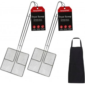 2PCS - Kitchen Spider Fryer Scoop Fry Sk...