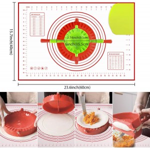 Dumpling Maker, Empanada Maker Press Set 2 Sizes (6