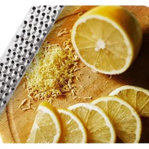 Stainless Steel Cheese Grater, Multi-Purpose Kitchen Tool, Handheld Grater for Garlic, Ginger, Citrus, Vegetables