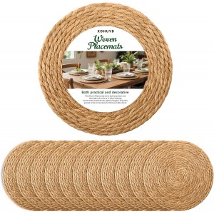13 in Round Woven Placemats Plate Charge...