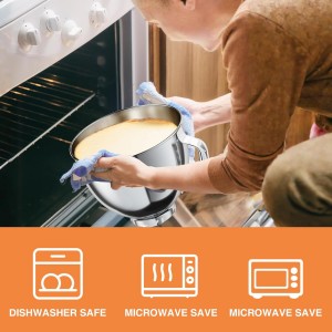 5 QT Food-Grade Stainless Steel Mixer Bowl Compatible With KITCHENAID TILT-HEAD STAND MIXERS 4.5-5 Quart, with Anti-slip handle & Prominent Clasp, Stainless Steel Polished