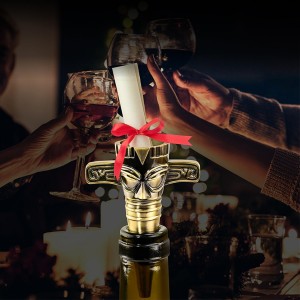 Professional Wine Opener Set for Old & Fragile Corks - 3-in-1 Cork Extractor Removes Older Wine Corks Whole & Intact, Beer Bottle Opener with Elegant Zinc Alloy Base & Stopper Set (Antique Bronze)