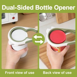 2026 Upgrade 6 in1 Jar Opener for Weak Hands, Large Bottle Opener and Can Opener, Seniors with Arthritis, Mutil Function Kitchen Opener with Non Slip Rubber Grippers for Opening Jars
