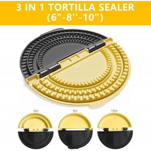 3 In 1 Tortilla Sealer，Adjustable Quesadilla Crimper 6