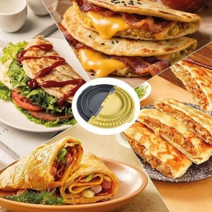 3 In 1 Tortilla Sealer，Adjustable Quesadilla Crimper 6