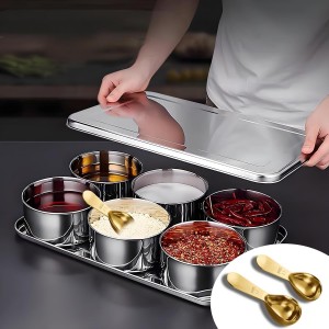 2Pcs Stainless Steel Coffee Scoop,1TBSP&2TBSP(15ML&30ML) Tablespoon Measuring spoon,Gold