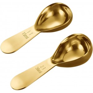 2Pcs Stainless Steel Coffee Scoop,1TBSP&...