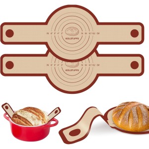 Silicone Bread Sling for Dutch Oven, 2 P...
