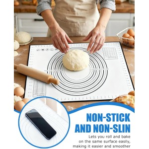 Silicone Pastry Mat with Measurements, 28