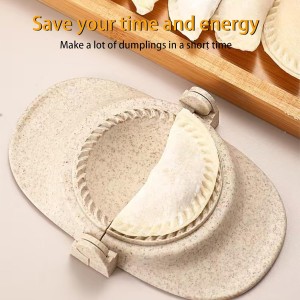 Dumpling Making Kit, Empanadas Press Mold Maker Set with Dough Cutter & Stuffing Spoon, Dumpling Mold Set for Pierogi, Pastelitos, Calzone, Turnovers, Chinese Dumpling, White 3sizes (4.2