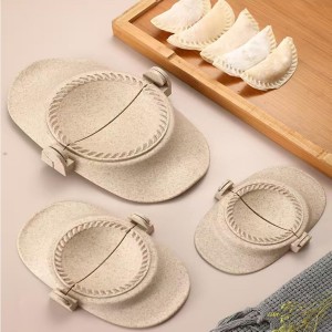 Dumpling Making Kit, Empanadas Press Mold Maker Set with Dough Cutter & Stuffing Spoon, Dumpling Mold Set for Pierogi, Pastelitos, Calzone, Turnovers, Chinese Dumpling, White 3sizes (4.2