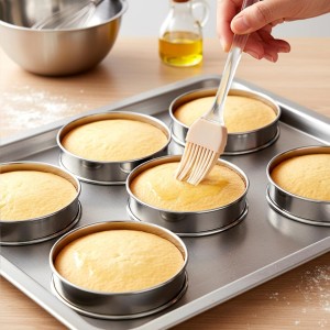 25 Pcs 4 Inch English Muffin Ring, Double Rolled Tart Rings, Stainless Steel Crumpet Rings, Round Metal Cooking Pastry Ring Molds, for Baking Fluffy Muffins, Pancakes, Pastry, Omelette, Silver