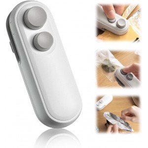 Mini Bag Sealer, 2 in 1 Portable Handhel...