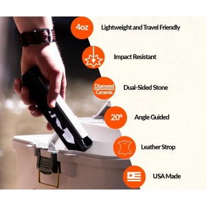 Wicked Edge Venture - WE20 Hand Held Angle Guided Portable Sharpener