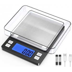 BOMATA 0.01g Small Digital Gram Scale, U...