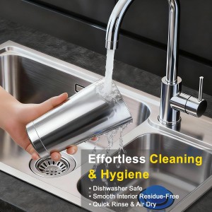 Boston Shaker Set, 18oz & 28oz 2-Piece Tins, Professional 304 Stainless Steel Cocktail Shaker with Leak-Proof Weighted Base for Bartending, Home & Bar Use (Silver)