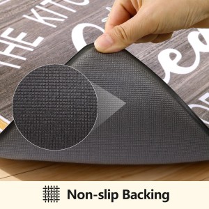 Yamaziot Anti Fatigue Kitchen Rug Set of 3, Non-Slip Waterproof Farmhouse Cushioned Comfort Standing Floor Mat for Kitchen, Office, Sink, Laundry