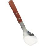 Hitefu Stainless Steel Ice Cream Scoop, Heavy Duty Dessert Shovel & Butter Cutter with Ergonomic Wooden Handle