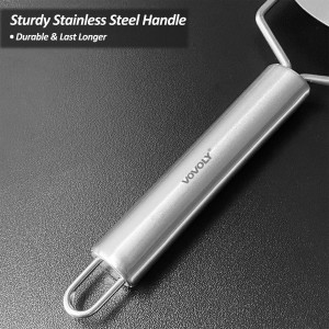 Julienne Vegetable Grater, Handheld Carrot Shredder, Ultra-Sharp Stainless Steel Julienne slicer, Mess-Free Grating - Dishwasher Safe