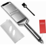 Julienne Vegetable Grater, Handheld Carrot Shredder, Ultra-Sharp Stainless Steel Julienne slicer, Mess-Free Grating - Dishwasher Safe