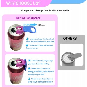 6 pack 6 colors Soda Can Opener & Soda can lids, Drink Protector Caps,Suitable for Parties, BBQ, Camping, and Travel.