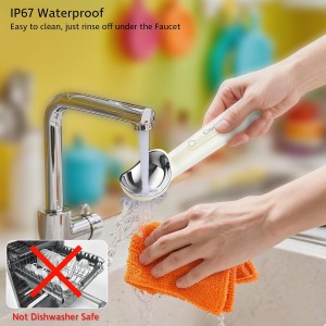 Heated Ice Cream Scoop with ON/OFF Switch(Latest Gen 3.0): Rechargeable Electric Icecream Scooper with Holder,2025 Kitchen Gadgets for Hard Ice Cream, Waterproof IP67,Max to 158℉