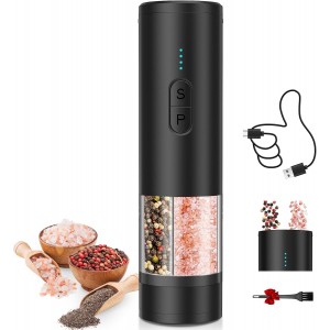 2 in 1 Electric Salt and Pepper Grinder ...
