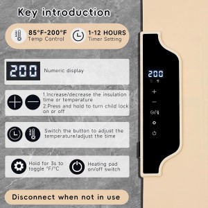 Sourdough Starter Warmer with 85-200°F Temp Control & 12H Timer, Full-Surface Fast Heating Silicone Sourdough Warming Mat for Sourdough, Baking, Yogurt, Kombucha, and Daily Home Use(Medium)