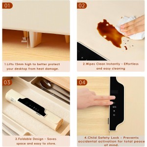 Sourdough Starter Warmer with 85-200°F Temp Control & 12H Timer, Full-Surface Fast Heating Silicone Sourdough Warming Mat for Sourdough, Baking, Yogurt, Kombucha, and Daily Home Use(Medium)