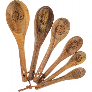 6Pcs Measuring Spoons and Scoops Set, Re...