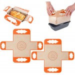 2 Pcs Reusable Silicone Bread Loaf Pan Liners, Food-Grade Silicone Bread Baking Mat with 4 Handles, Non-Stick & Heat Resistant Loaf Pan Lifters, Sourdough Sling for 9x5