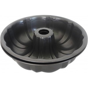 7 Inch Cake Pan, Carbon Steel Fluted Tube Pan, Nonstick Gugelhupf Cake Mold, Medium Size Round Baking Tin for Homemade Pound Cakes, Jello, Gelatin - 2 Packs